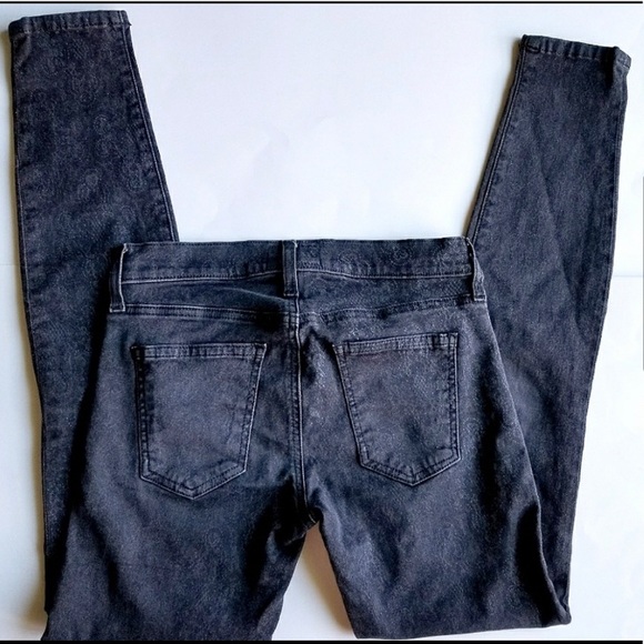 Current Elliot The Ankle Skinny Lace Print Jeans - Picture 4 of 7